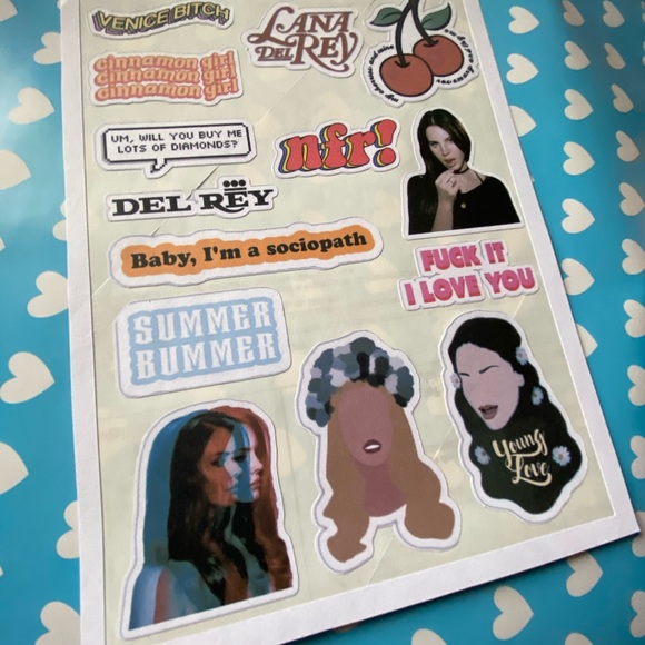 Lana Del Rey Stickers - Picture 6 of 12